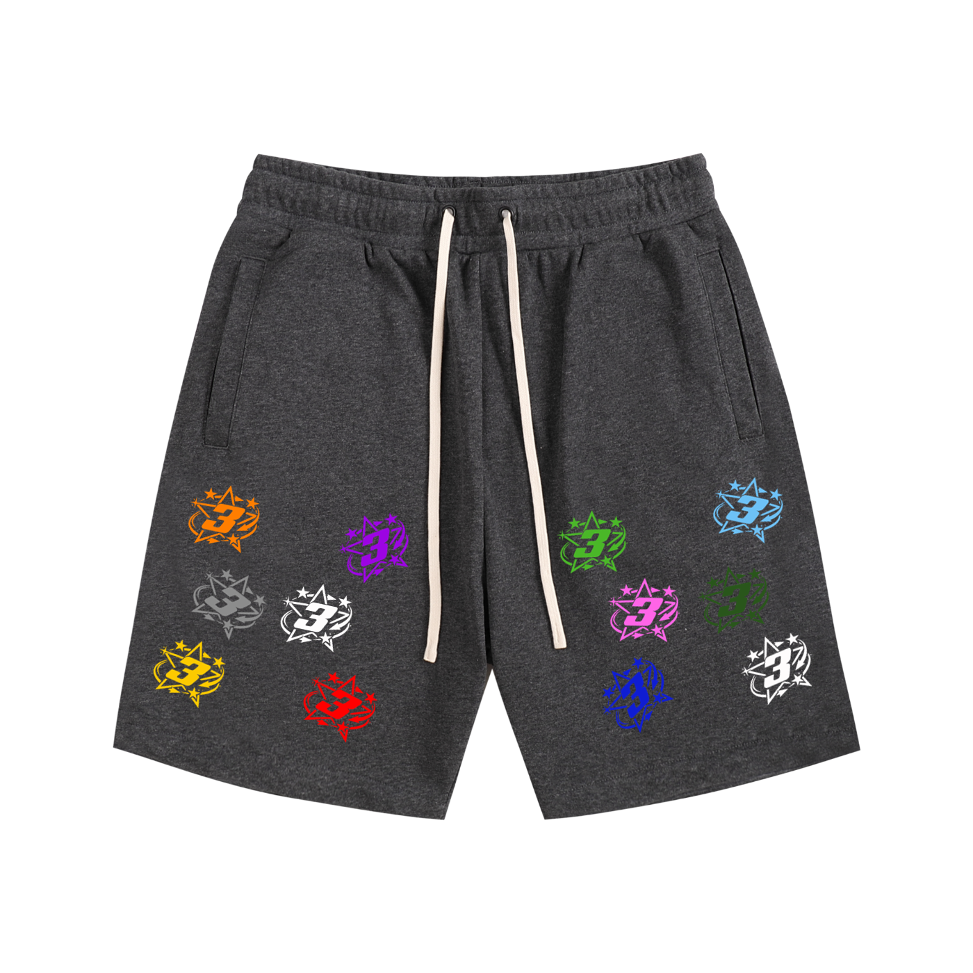 3 All Over Sweatshorts